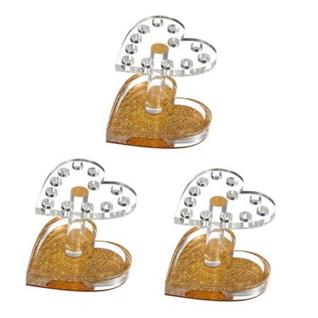 3 stk. Neglelak Display Stativer Negleværktøj Organizer Akryl Penholder Stativ Manicure Penholder Neglekunst Penholder Neglepen Organizer