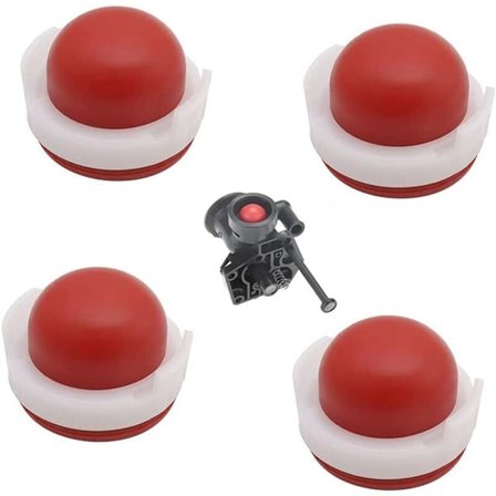 4 stk. silikone karburator primerpumpe til Briggs & Stratton 694394 494408 til plæneklippere