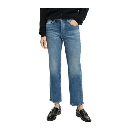 Scotch & Soda, Straight Jeans Blauw, Dames, Maat:W31 L32