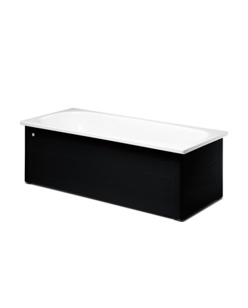 Gustavsberg 7416 Helfrontstativ 700 x 1600 mm, svart, Badrum