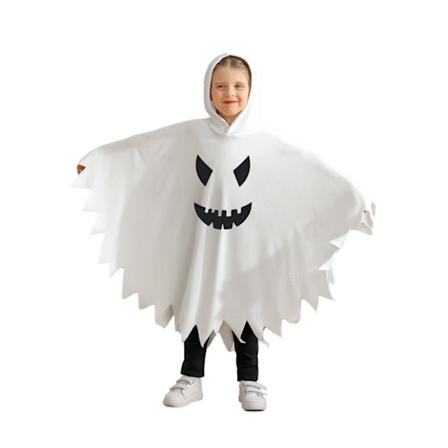 GYRATEDREAM Halloween-kappe for småbarn, gutter og jenter, spøkelseskappe, Halloween-kåpe, hatter, antrekksett, 1-6 år angryface 1