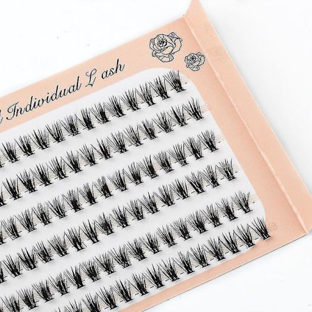 120 Kluster 20/30D C-Böj 8 mm Fransförlängningar