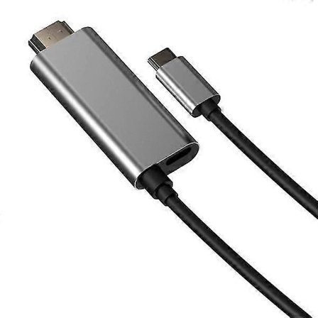 Officiell Motorola ReadyFor USB-C till HDMI-kabel med USB-C-adapter - SC18D02146 Svart SZRH A-V