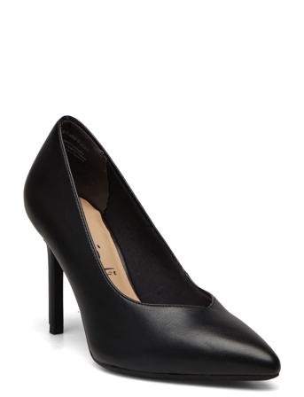 Women Court Sho Shoes Heels Pumps Classic Svart Tamaris*Betinget Tilbud