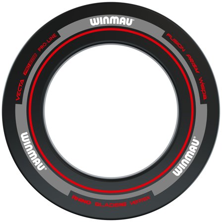 Advance Black and Red Dartboard Surround | Winmau
