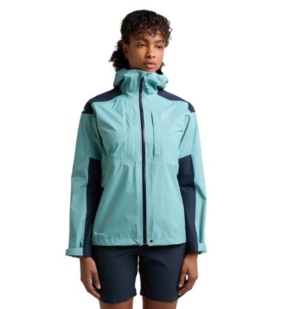 Haglöfs L.I.M Rugged GTX Jacket Women Frost Blue/Tarn Blue - L