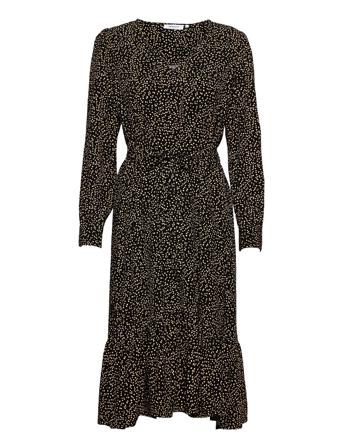 Talla Beach Ls Dress Black MOSS COPENHAGEN