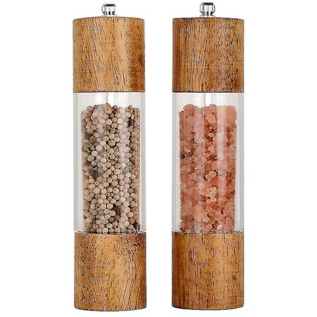 /EA/Ayl Salt- och Pepparkvarn Set, Manuella Salt- och Pepparkvarnar