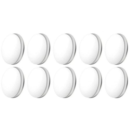 10 stk. Magnetiske gardinlodder Gardinlodder Magnet Bruseforhængsvægte Bund til dug Gardin, Hvid