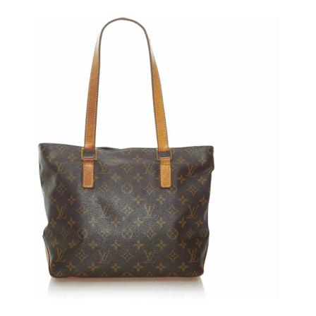 Louis Vuitton Vintage Pre-owned Cabas Piano Monogram Tote Taske Brun, Dame Vintage Tasker, Størrelse: ONE Size