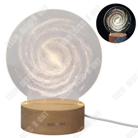 Skrivbordslampa 3D - TECH DISCOUNT - Vintergatan - LED - Hållbar - Modern Design