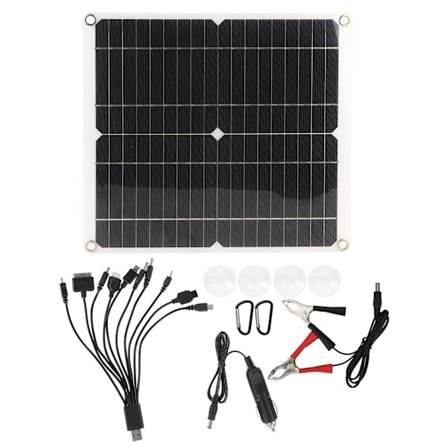 20W 18V Solcellepanel Dobbel USB-utgang Utendørs Bærbar Mobiltelefon Batterilader