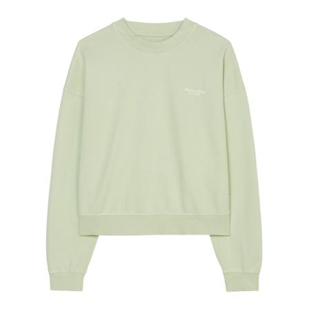 Marc O'Polo Cropped sweatshirt Grøn, Dame Sweatshirts