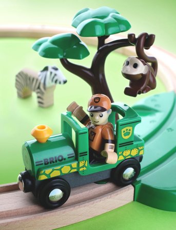 BRIO Brio 33720 Togbane, Safari, Sæt - Multi/patterned - ONE SIZE