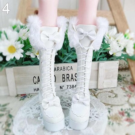 Mordely Tygskor 60 cm dockstövlar