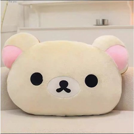 Söpö Rilakkuma Pehmo Lämmin Käsi Tyyny Sarjakuva Karhu Pehmolelu Pehmeä Tyyny Syntymäpäivälahja (YJD)