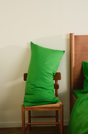 Jotex - Putetrekk 50x90 Cm Økologisk Ertegrønn - ZACK - Kjøp Putevar hos Jotex