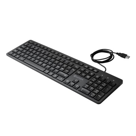 eSTUFF G220 Wired USB Keyboard Nordic