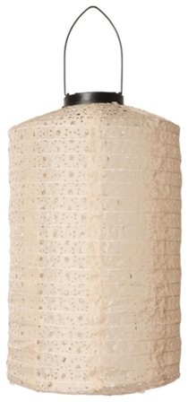 C'est Bon Lanterne Solcelle Cylinder Lys-Brun H33