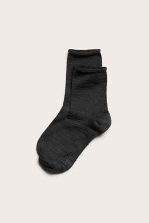 Kappahl | Skarpetki z mieszanki wełny Ciemnoszary 40/42 | Ciemnoszary