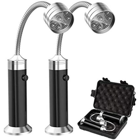 BBQ Grill Ljus, 2 Stycken Magnetisk 360 Grader Justerbar BBQ Lig