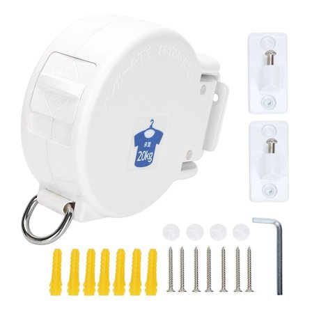 Seinälle kiinnitettävä jatkettava pyykkinaru. Tehokkaat pyykkinarut KLB