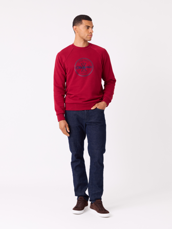 Jean Paul - Yves collegegenser - Herre - Rød - Gensere - L