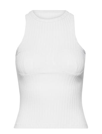 Callie Stitch Tank Top Top Vit OW Collection