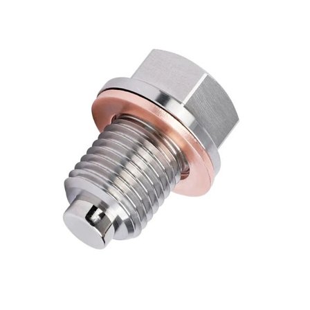 M14 X 1.5 M12 M16 M18 M20 Magnetisk Oljeplugg i Rustfritt Stål Bunnpanne Dreneringsmutter Bolt med Kobberpakning Nyeste
