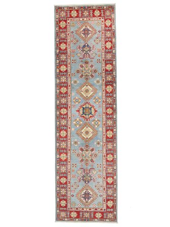 Oriental Kazak Fine Rug 83X289 Runner Wool, Afghanistan