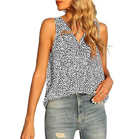 Print Linne För Kvinnor T-shirts Med Blommönster