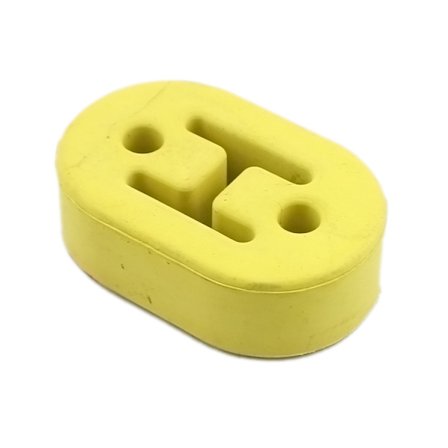 2 kpl Pakoputken ripustin (keltainen) Kumipusla Kiinnike 2 reikää