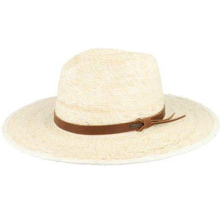 Brixton - Beige straw Hatt - Field Proper Light Natural/Brown Straw Hat @ Hatstore