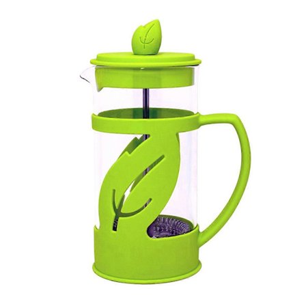 Mini French Press Kaffetrakter, 350 ml, for kaffeelskere, morgenkaffe, brygger med filter i rustfritt stål