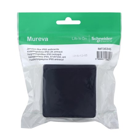 Schneider Electric IMT35345 Kalvojakorasia IP65, säänkestävä Antrasiitti, Asennustuotteet