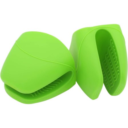 Silikone madlavning klemme greb ovn luffer, fingerbeskytter grydeholder