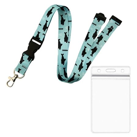 Nyckelband med Plastficka (Flera modeller)