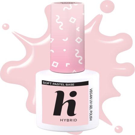 HI HYBRID Soft Pastel Base Coat 5ml - Base per Smalto