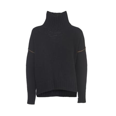 Woolrich Turtlenecks Sort, Dame Rullekraver
