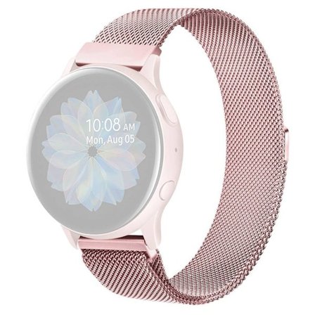 Samsung Galaxy Watch 5 (44mm) / (40mm) / Pro milanese klockarmband med magnetiskt spänne - Rosa