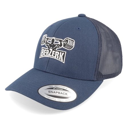 Berzerk - Blau trucker Cap - Strong Man Military Press Navy Trucker @ Hatstore