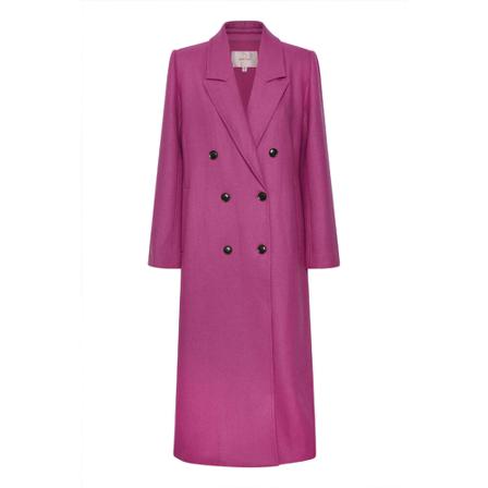Gestuz Gestuz Malenegz Oz Frakke Jakker 10906710 Fuchsia Red Pink, Dame Uldfrakker