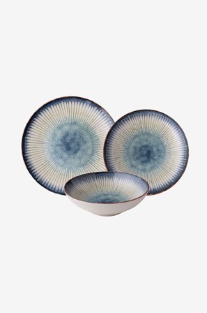 Hermia - Middagssett - Belinda (24 deler) - Flerfarget - Servise sett - Fra Homeroom