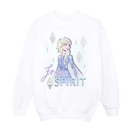 Disney Boys Frozen 2 Elsa Spirit Sweatshirt 9-11 år Vit