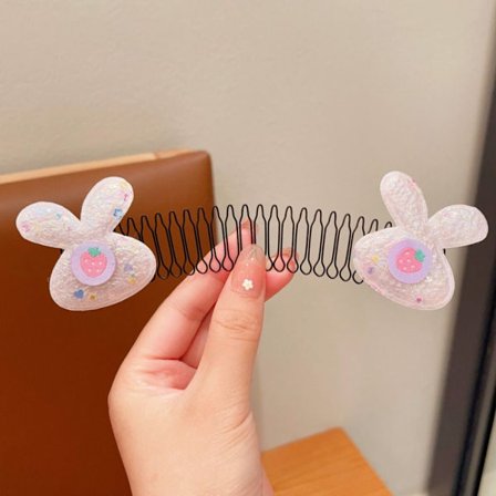 3 STK Usynligt knækket hår kamblomst hårklemme 3 3