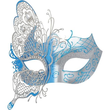 Mystisk Venetiansk Sommerfugl Dame Maskerade Halloween Fest Maske Aften Galla Maskebal Bar Kostume Tilbehør