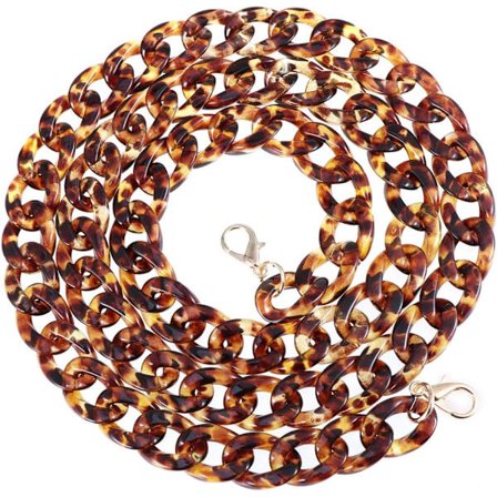 Handväska Kedjerem Akryl Kedjerem Ersättning Handtag för Axelväska Handväska Kaffeböna