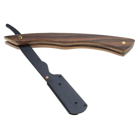 Barberkniv til mænd, barberkniv i træ, barberkniv til hårklipning
