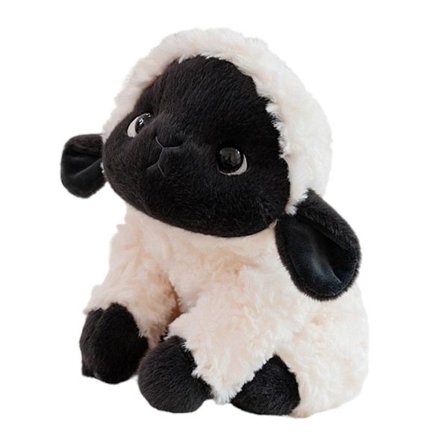 Livaktig Plysj Lam Dukke Baby Beroligende Leke Trygg Lek Småbarn Barn Beroligende Følge Fylt Dyr Romdekorasjoner Flerfarget[HK]