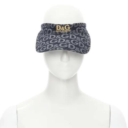 Dolce & Gabbana Pre-owned, Pre-owned Denim hats Blauw, Heren, Maat:ONE Size